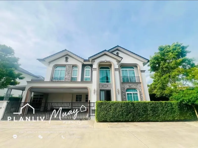 Corner Detached House for Sale or Rent at Grandio Bangna Km.5