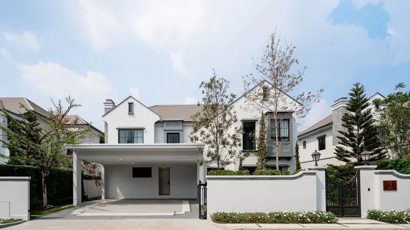 Detached house for rent Nantawan Rama 9 New Krungthep Kreetha, 3 beds, 302 sqm