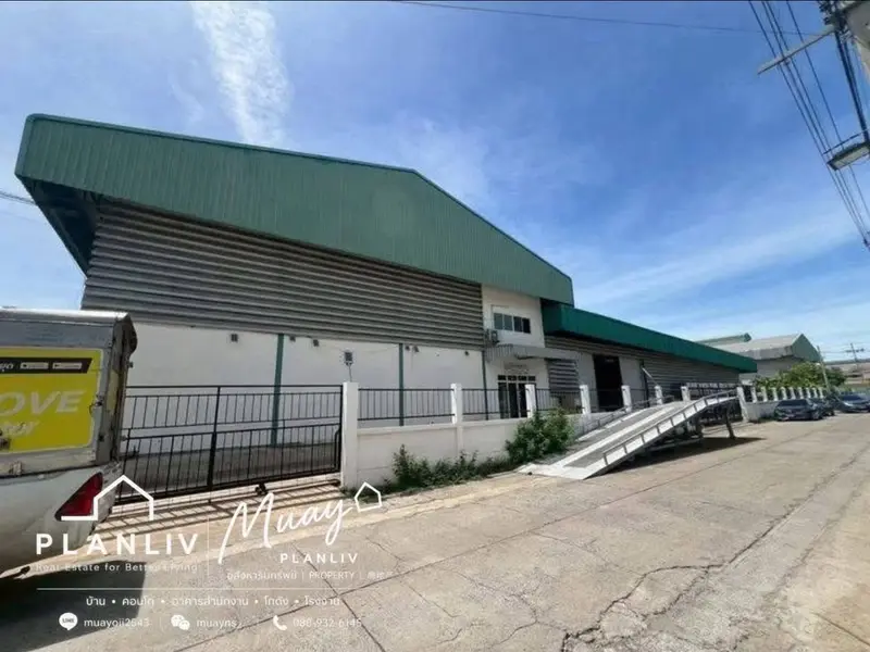794 sqm Warehouse for Rent at Suwanbut 1, Bang Phli, Two Rent Options