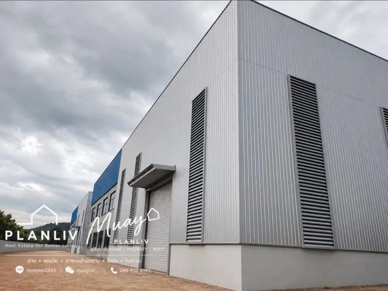 Two Factories for Rent, 7,800 sqm Each, Ban Bueng, Chonburi