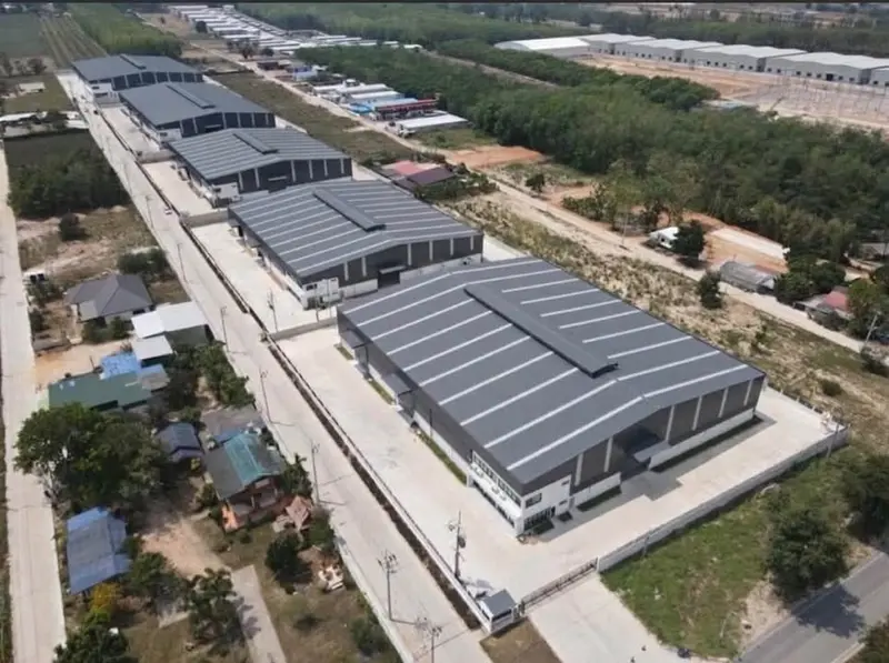 罗勇府Nikhom Phatthana厂房出售及出租,3,000及5,742平方米