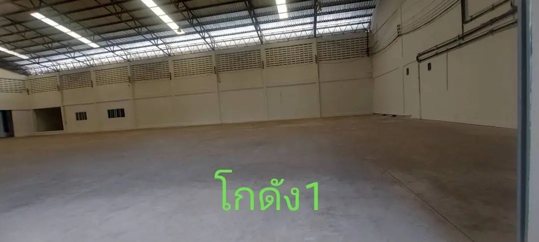 ให้เช่าโกดัง 5 หลัง ติดถนนใหญ่ ย่านเสรีไทย เพดานสูง 12 เมตร - ภาพที่ 1 จาก 12