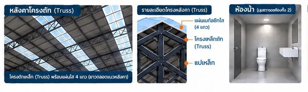 ให้เช่าโกดังสร้างใหม่พร้อมออฟฟิศ ถนนนครไชยศรี ดุสิต - ภาพที่ 2 จาก 3