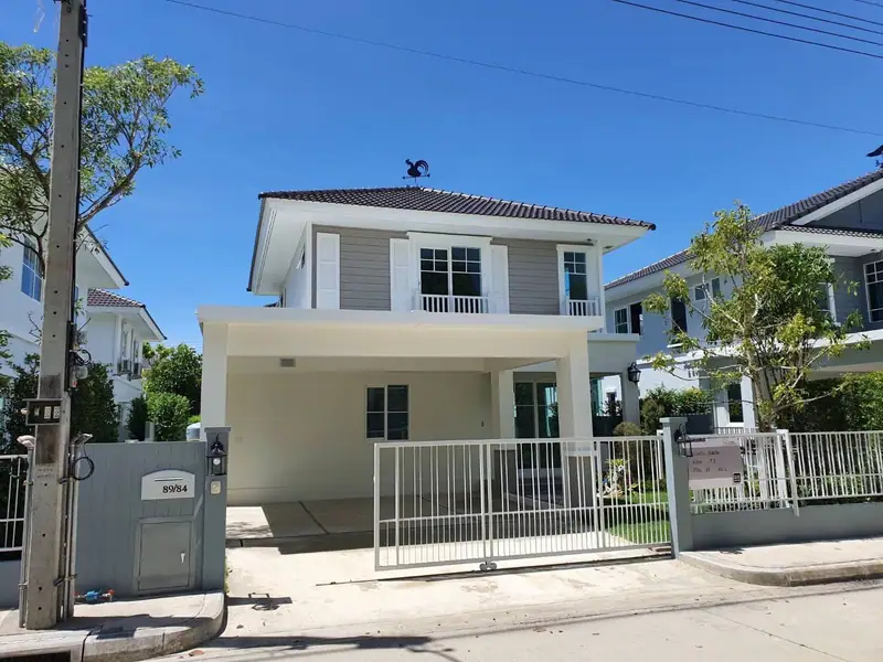 ขายบ้านเดี่ยว 2 ชั้น 51 ตร.ว. หน้าสวน ไม่ชนใคร ใกล้ Clubhouse ถนนตำหรุ-บางพลี บางพลีใหญ่ สมุทรปราการ 7.4 ล้านบาท